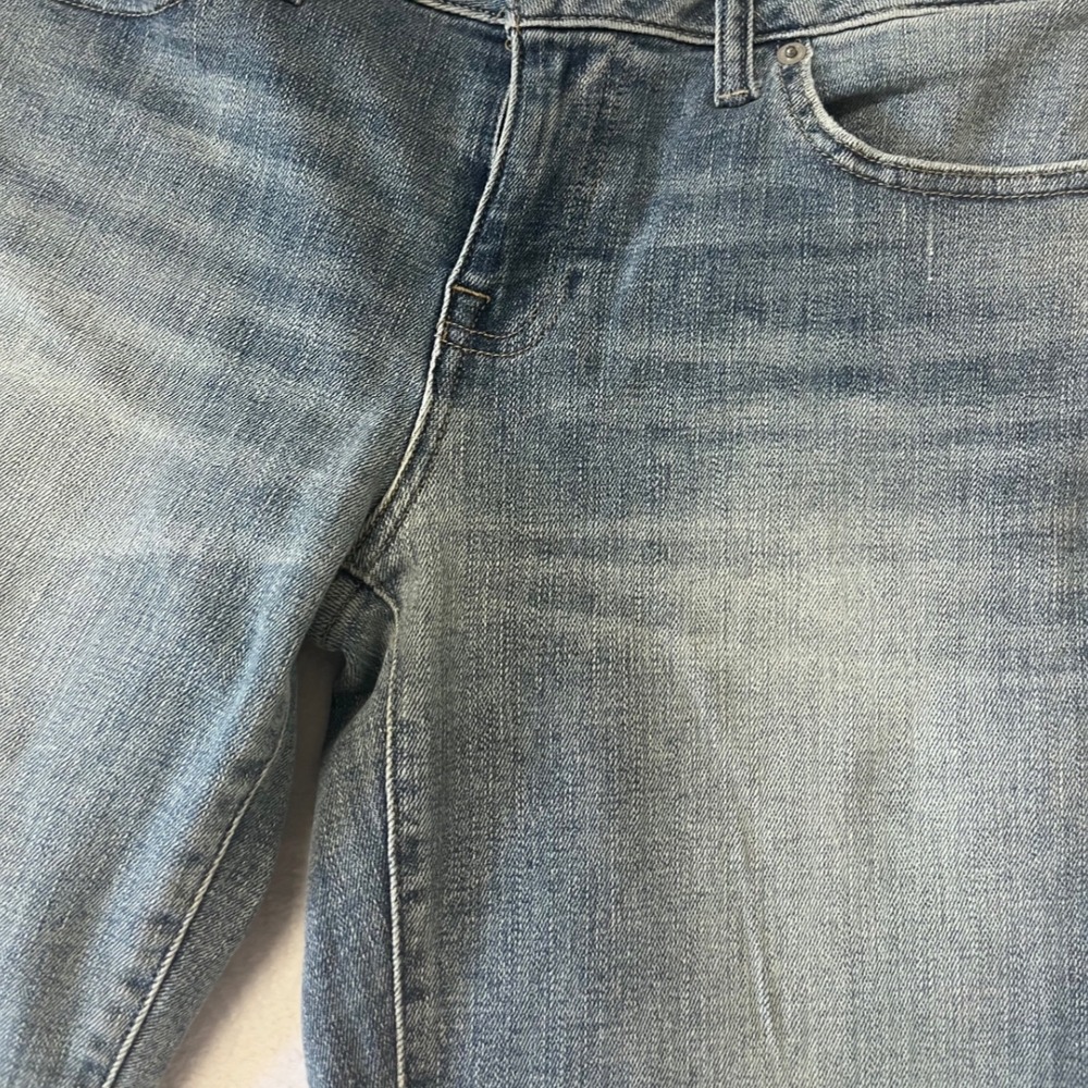 Lucky‎ Brand Womens Mid Rise Skinny Jeans Medium Wash Blue  8 29 Cropped Denim